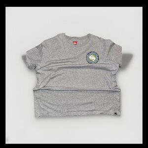 Quiksilver Gray Short Sleeve Tee Heathered Casual 078